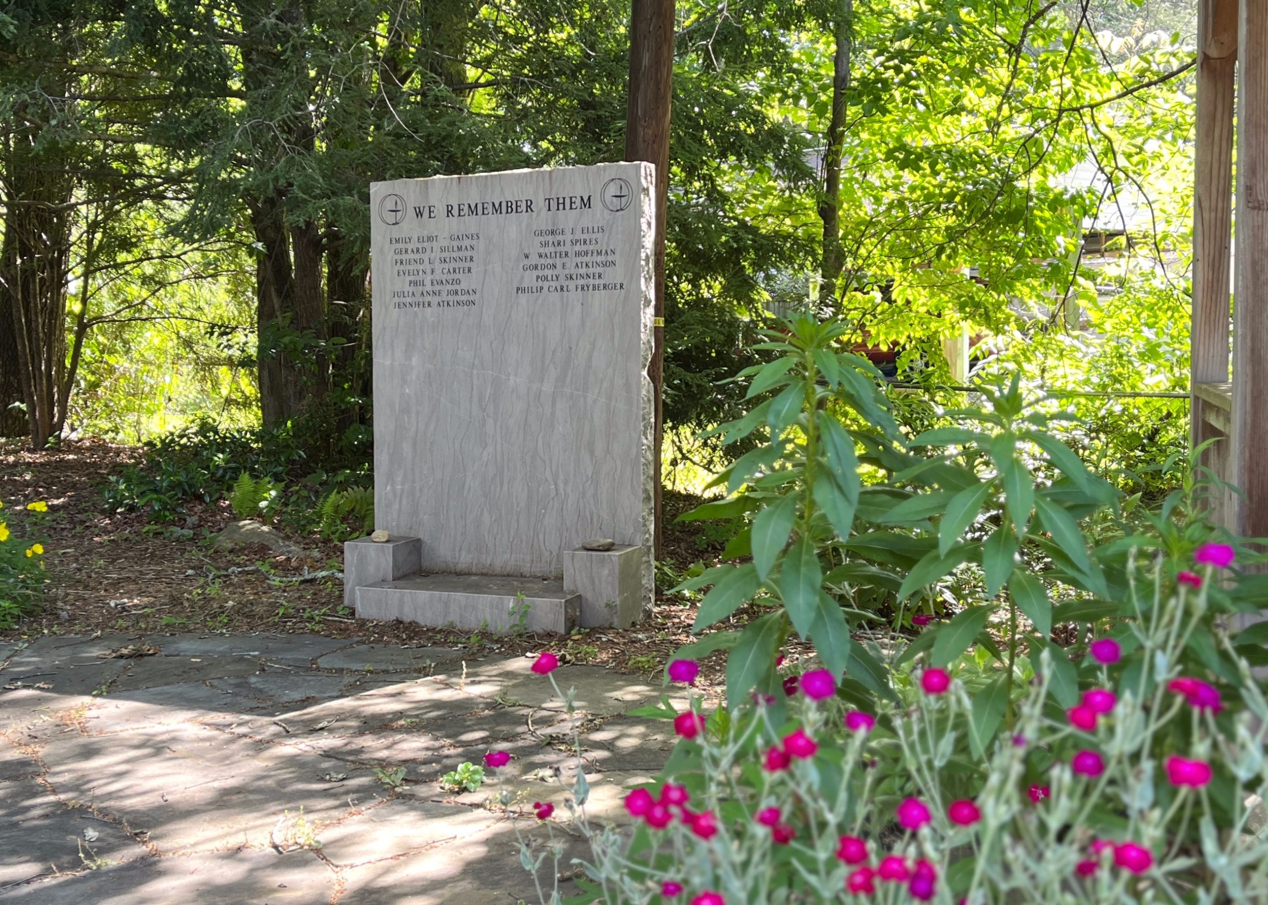 Memorial Garden with Flowers